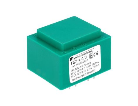Transformator zalewany 4VA 0,19A 230VAC 10,5V 16009-9942