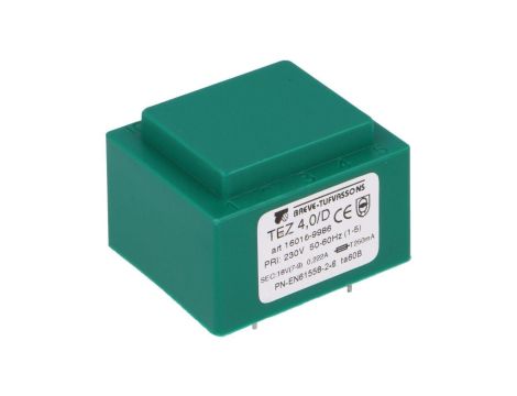 Transformator zalewany 4VA 222mA 230VAC 18V 16018-9986
