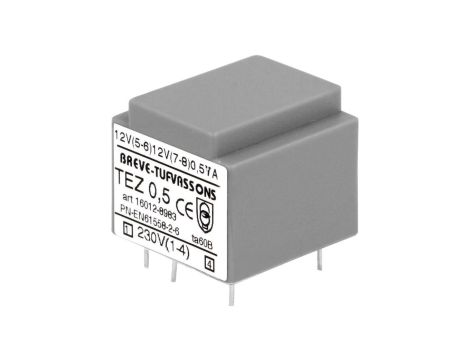 Transformator zalewany 0,5VA 21mA 230VAC 12V 16012-8983