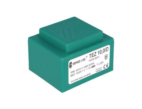 Transformator zalewany 10VA 1,111A 400VAC 9V 16009-9933