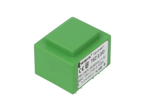 Transformator zalewany 2,3VA 0,153A 230VAC 15V 16015-9971
