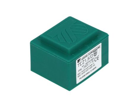 Transformator zalewany 1,5VA 7,1mA 230VAC 10,5V 16009-9950