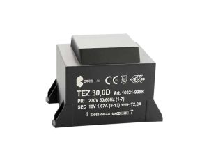 Transformator zalewany 30VA 1,667A 230VAC 18V 16021-9988