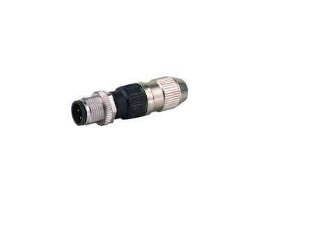 Wtyczka M12 męska prosta 4-polowa 0.25-0.5mm2 zaciski nożowe 7000-12481-0000000