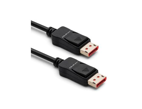 52731 Qoltec Kabel DisplayPort v2.1 męski DisplayPort v2.1 męski 8K 40G 1.5m
