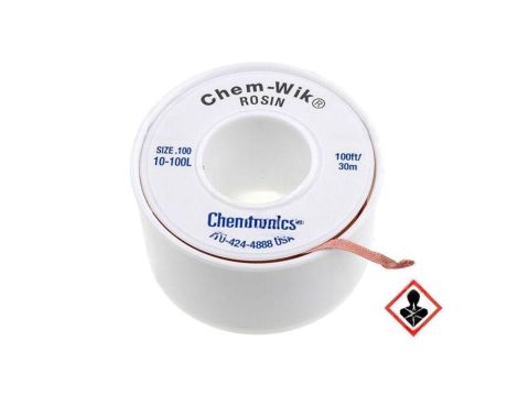 Taśma rozlutowująca W: 2,54mm L: 30m plecionka CHEM-WIK LB
