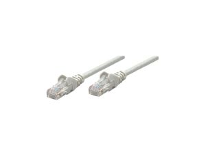 Kabel sieciowy, certyfikat Cat6, CU, U/UTP, PVC, RJ45, 0,25 m, szary, torba INTELLINET 738095