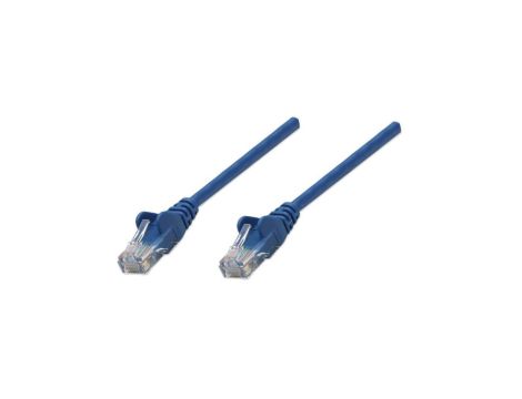 PATCH CORD CAT5E UTP 15M NIEBIESKI 100 MIEDŹ