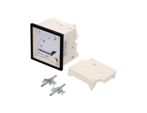 Analogowy amperomierz na panel, zakres pomiaru prądu AC: 0...40A, True RMS, Klasa: 1,5, 40...72Hz EA17N E21100000000