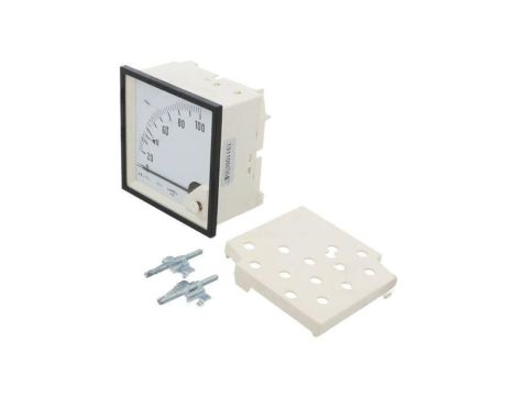Analogowy amperomierz na panel, zakres pomiaru prądu AC: 0...100A, True RMS, Klasa: 1,5, 40...72Hz EA19N E41600000000