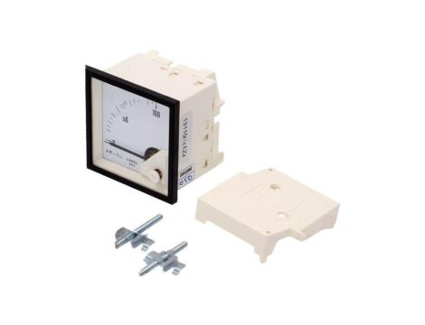 Analogowy amperomierz na panel, zakres pomiaru prądu AC: 0...100A, True RMS, Klasa: 1,5, 40...72Hz EA17N E21300000000
