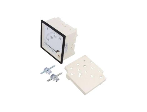 Analogowy amperomierz na panel, zakres pomiaru prądu DC: 0...200A, Klasa: 1,5, Długość: 95mm, 600V MA19N AB1800000000