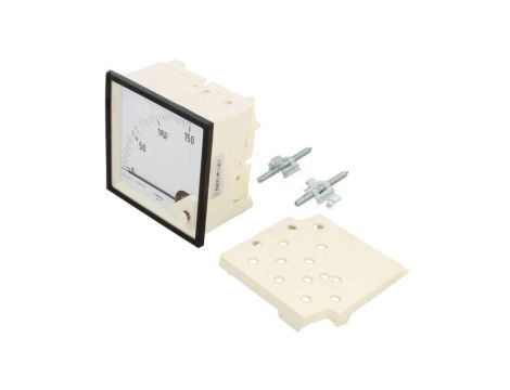 Analogowy amperomierz na panel, zakres pomiaru prądu DC: 0...150A, Klasa: 1,5, Długość: 95mm, 600V MA19N AB1700000000
