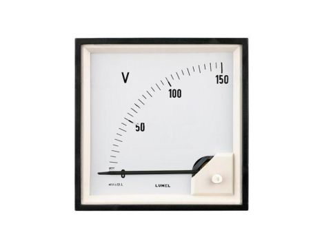 Analogowy woltomierz na panel, VDC: 0...1,5V, Klasa: 1,5, Umax: 600V, 144x144mm MA12N A60200000000