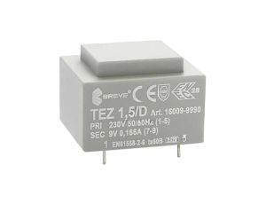 Transformator zalewany 1,5VA 166mA 230VAC 9V 16009-9990
