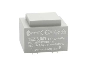 Transformator zalewany 6VA 0,4A 230VAC 15V 16015-9994
