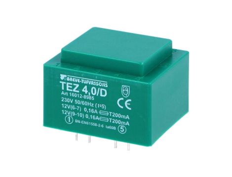 Transformator zalewany 4VA 167mA 230VAC 12V 16012-8985