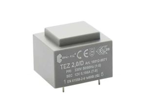 Transformator zalewany 2VA 167mA 230VAC 12V 16012-9971