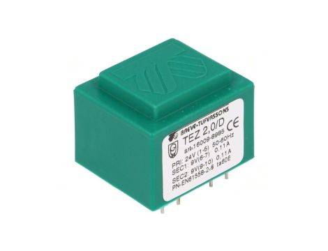 Transformator zalewany 2VA 24VAC 9V 16009-8985