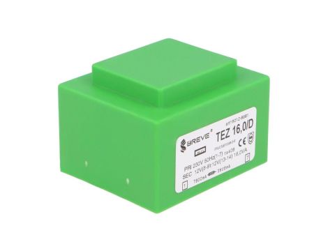 Transformator zalewany 16VA 0,67A 230VAC 12V 16012-8981