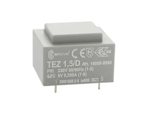 Transformator zalewany 1,5VA 0,25A 230VAC 6V 16006-9990