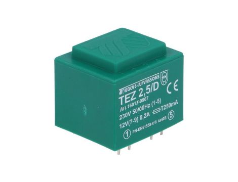 Transformator zalewany 2,5VA 208mA 230VAC 12V 16012-9967