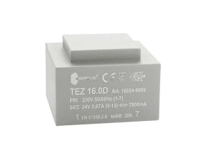 Transformator zalewany 16VA 0,667A 230VAC 24V 16024-9959
