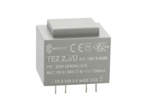 Transformator zalewany 2,5VA 167mA 230VAC 15V 16015-9988