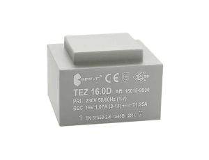 Transformator zalewany 16VA 1,067A 230VAC 15V 16015-9990