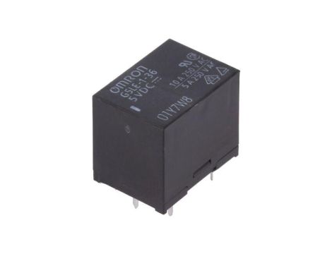 Przekaźnik elektromagnetyczny, miniaturowy, z konfiguracją styków SPDT, max. 125VDC, max. 250VAC, G5LE-1-36 5VDC