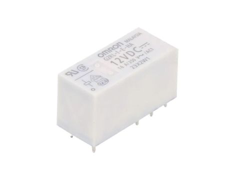 Przekaźnik elektromagnetyczny, miniaturowy, z konfiguracją styków SPDT, max. 300VDC, max. 440VAC, G2RL-1-E-HA-DC12