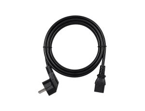 Kabel zasilający OWY 3x1,5 do komputera z wtyczką IEC320 C13 10A czarny 7,5m NEKU