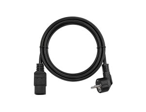 Kabel zasilający OWY do sprzętu IT z wtyczką IEC320 C19 16A czarny 2m NEKU