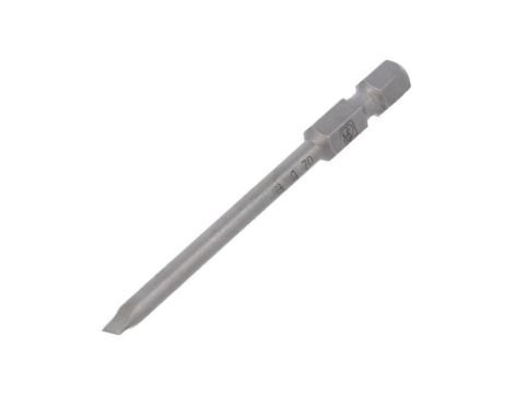Końcówka wkrętakowa płaski 4x0,8mm 1/4 Dł.całk 70mm SF-BIT-SL 0,8X4,0-70