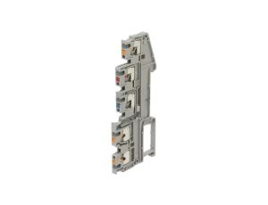 Złączka szynowa na szynę DIN zacisk sprężynowy szary 1,5mm2 3244452
