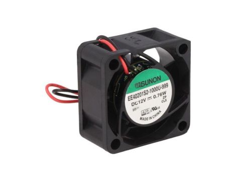 Wentylator DC, osiowy, 12VDC, 40x40x20mm, 13,01m3/h, 21dBA, 26AWG EE40201S2-1000U-999