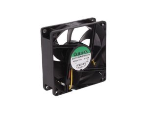 Wentylator DC, osiowy, 12VDC, 80x80x25mm, 69,29m3/h, 33dBA, 24AWG EF80251S1-1000U-G99