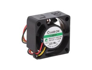 Wentylator DC, osiowy, 12VDC, 25x25x10mm, 6,42m3/h, 26dBA, Vapo MF25101V1-1000U-G99