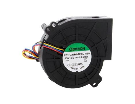 Wentylator DC, blower, 12VDC, 97x95x33mm, 71,7m3/h, 58dBA, kulkowe PF97331B1-B00U-S99