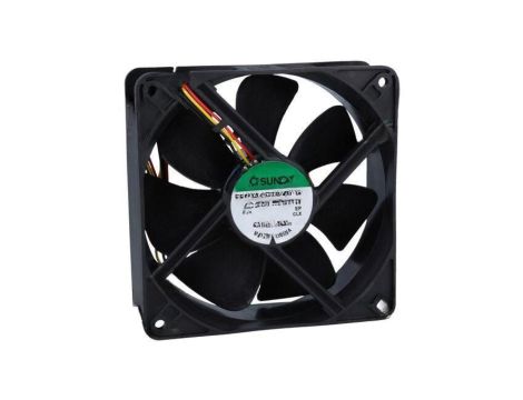 Wentylator DC, osiowy, 24VDC, 120x120x38mm, 197,2m3/h, 44dBA EEC0382B2-000U-G99