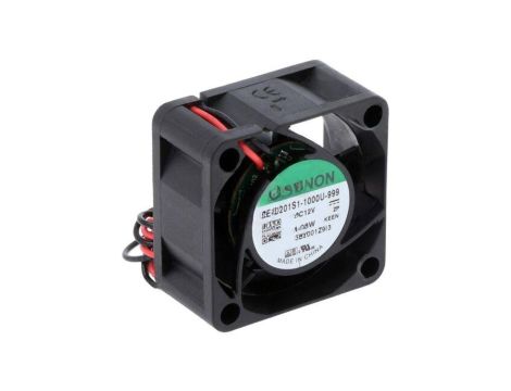 Wentylator DC, osiowy, 12VDC, 40x40x20mm, 15,1m3/h, 25,5dBA EE40201S1-1000U-999
