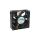 Wentylator DC, osiowy, 24VDC, 80x80x25mm, 96,33m3/h, 43,1dBA, Vapo PF80252V2-1000U-G99