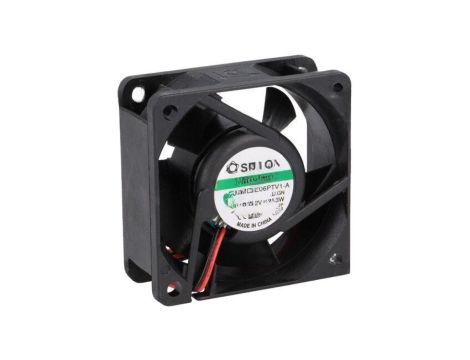 Wentylator DC, osiowy, 12VDC, 60x60x25mm, 61,2m3/h, 43dBA, Vapo PMD1206PTV1A.GN