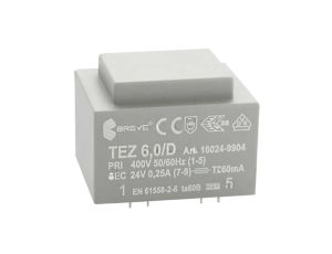 Transformator zalewany 6VA 0,25A 400VAC 24V 16024-9904