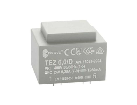 Transformator zalewany 6VA 0,25A 400VAC 24V 16024-9904