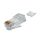 Telegärtner Wtyk nieekranowany MP8 RJ45 Kat.6 na drut i linkę AWG 24-26 /opak. 100szt./
