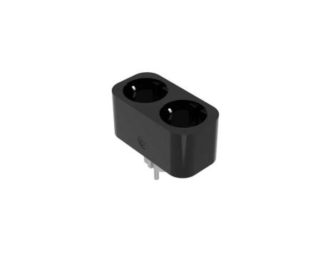 SMART ADAPTER GNIAZDO 230V WiFi czarne podwójne ART