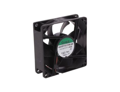 Wentylator DC, osiowy, 12VDC, 80x80x25mm, 55,77m3/h, 28dBA, 24AWG EE80251S3-1000U-999