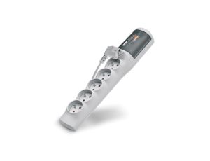 Przedłużacz przeciwprzepięciowy 5-gniazd z/u ACAR XP STANDARD 3m szary