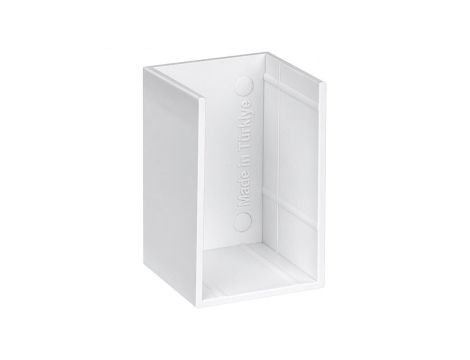 Końcówka listwy BKK 25x25mm biały NEKU